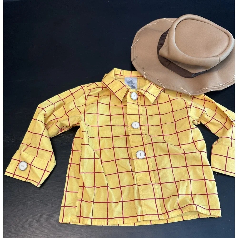 *Disney Park Toddler Toy Story‎ 3 Piece Woody Costume Size 18-24 Months